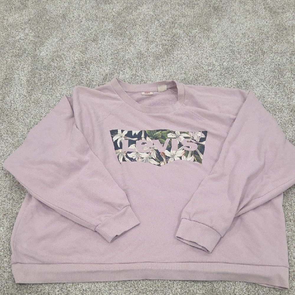 Levi's Light Purple Crewneck Sweater